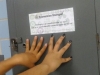Atividade de adesivagem - Escola Modelo Luís Eduardo Magalhães - Juazeiro-BA - 21.05.15