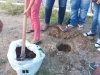 Atividade de arborização - Escola Nossa Senhora Rainha dos Anjos (CAIC) - Petrolina-PE - 09.04.2015