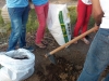 Atividade de arborização - Escola Nossa Senhora Rainha dos Anjos (CAIC) - Petrolina-PE - 09.04.2015